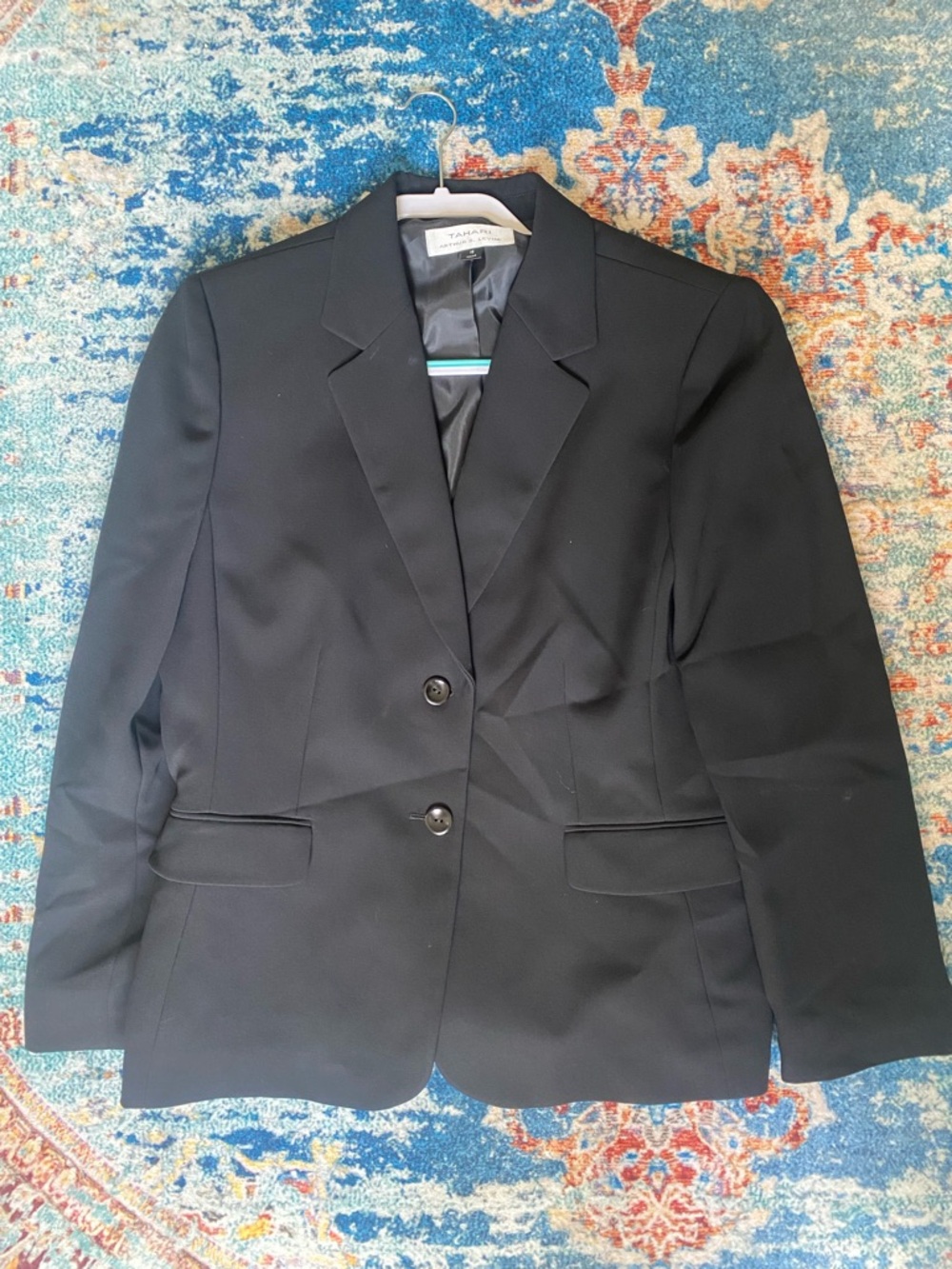 Tahari Black Two-Button Women's Blazer